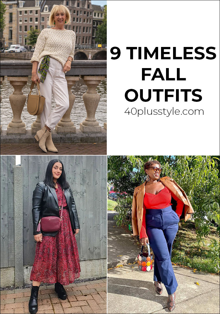 9 totally timeless fall outfits | 40plusstyle.com