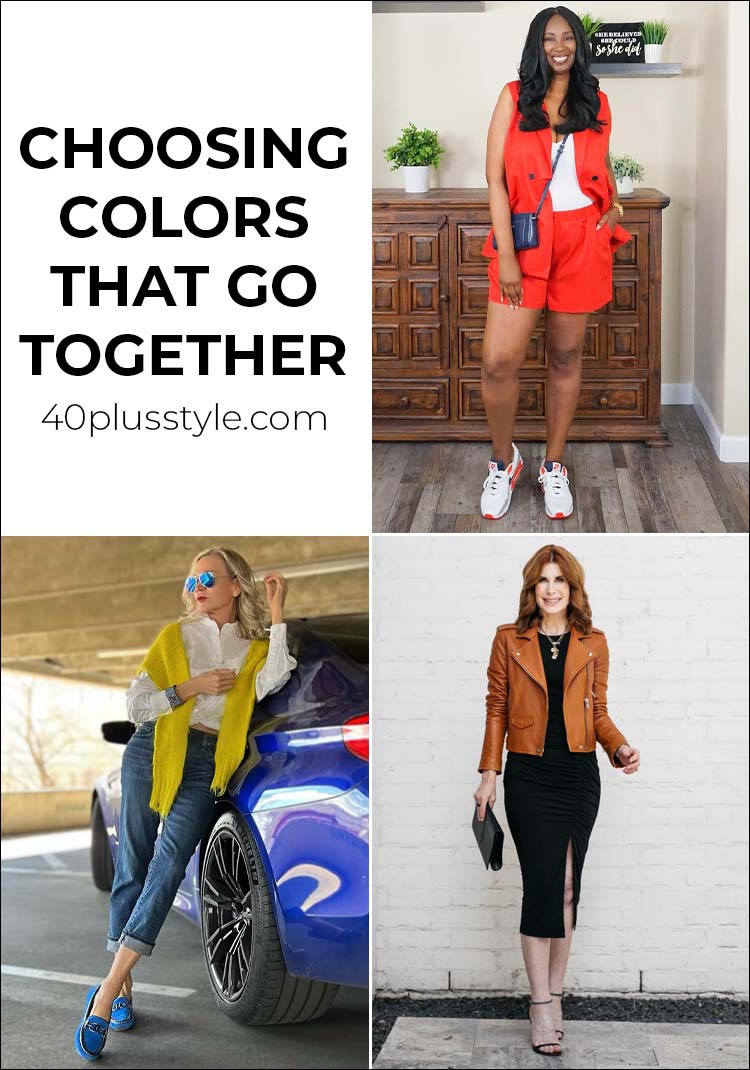 Choosing colors that go together with the 3-color 'rule' | 40plusstyle.com