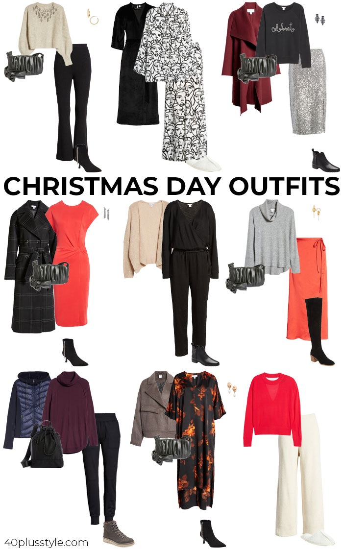 Christmas day outfits | 40plusstyle.com