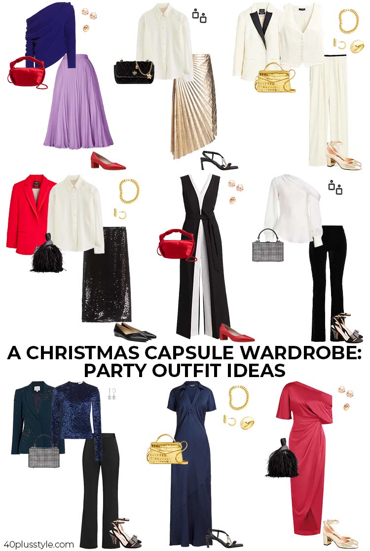 A Christmas capsule wardrobe: party outfit ideas | 40plusstyle.com