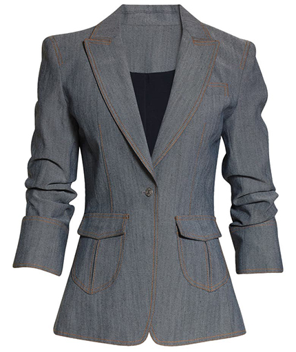 Cinq à Sept Louisa Cotton Blend Jacket | 40plusstyle.com