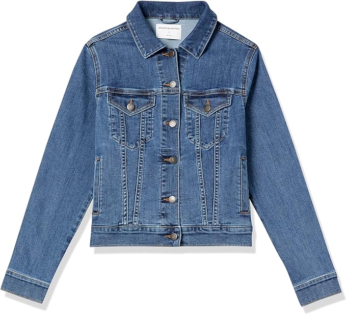Amazon Essentials Jean Jacket | 40plusstyle.com