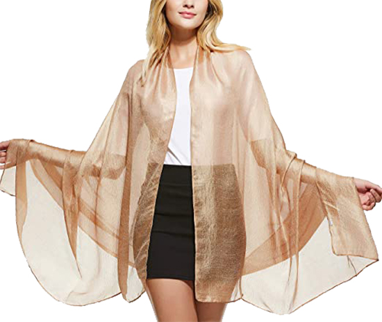 The Twins Dream Metallic Wrap | 40plusstyle.com
