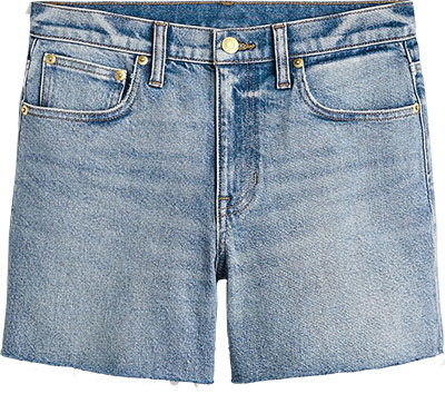 J.Crew High-rise Denim Short | 40plusstyle.com