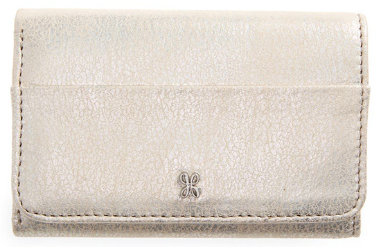 HOBO Jill Trifold Leather Wallet | 40plusstyle.com