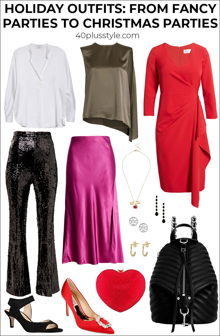 From fancy parties to Christmas morning: all the outfits you need for the holidays | 40plusstyle.com