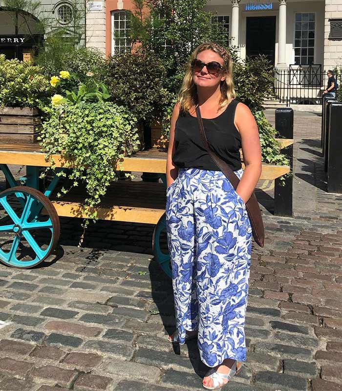 Wearing the trend: floral pants