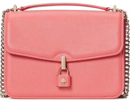 Kate Spade New York Locket Leather Flap Crossbody Bag | 40plusstyle.com
