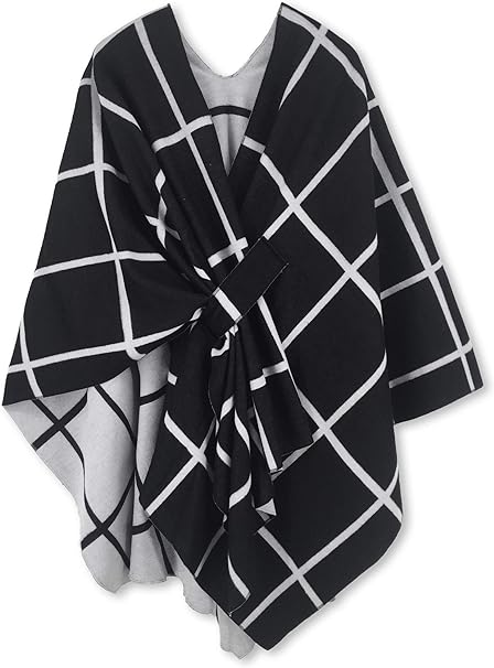 Moss Rose Wrap Poncho  | 40plusstyle.com