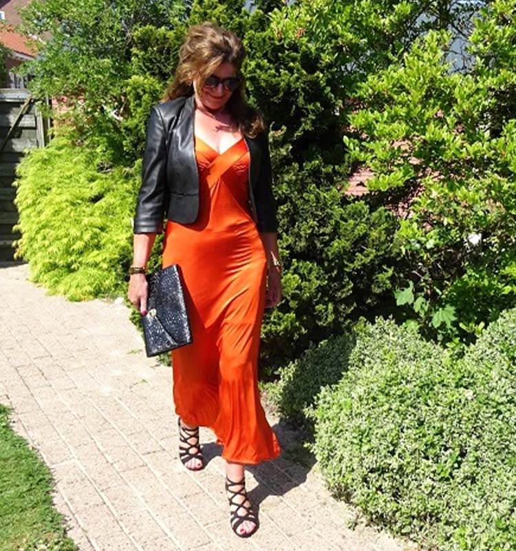 How to cover up a formal outfit | 40plusstyle.com