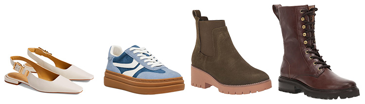 Natural color shoes and boots | 40plusstyle.com