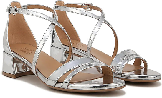 Naturalizer June Strappy Block Heel Sandal | 40plusstyle.com