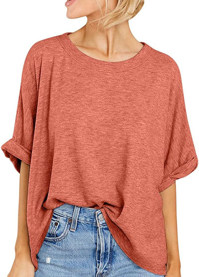 GeGekoko Oversized T-shirt | 40plusstyle.com