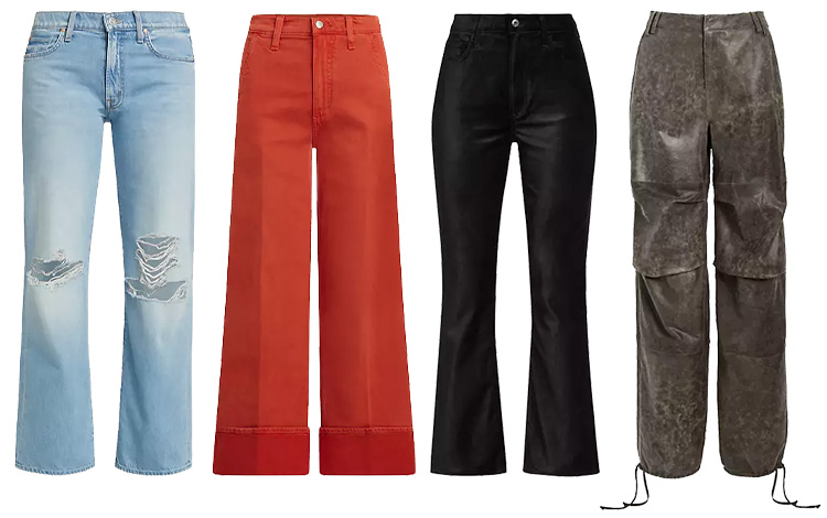 Jeans and pants for the rock style personality | 40plusstyle.com