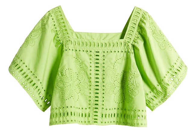 Rails Laine Eyelet Square Neck Top | 40plusstyle.com