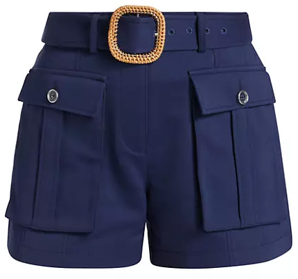 Ramy Brook Cornelia Belted Utility Shorts | 40plusstyle.com
