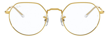Trendy glasses for women - Ray-Ban 53mm Metal Optical Glasses | 40plusstyle.com