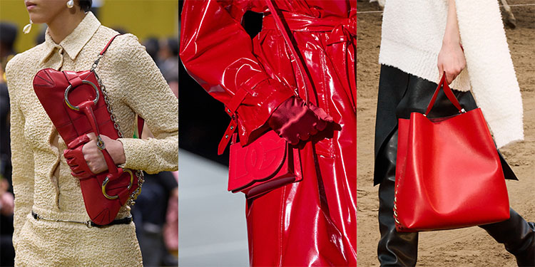 Fall 2023 handbag trends: red | 40plusstyle.com