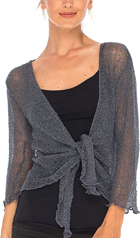 SHU-SHI Sheer Shrug | 40plusstyle.com