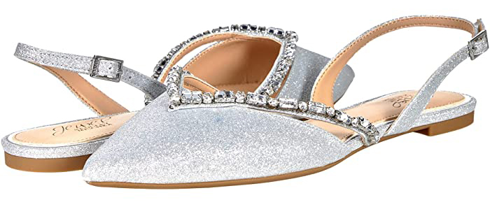 Jewel Badgley Mischka Camden Flats | 40plusstyle.com