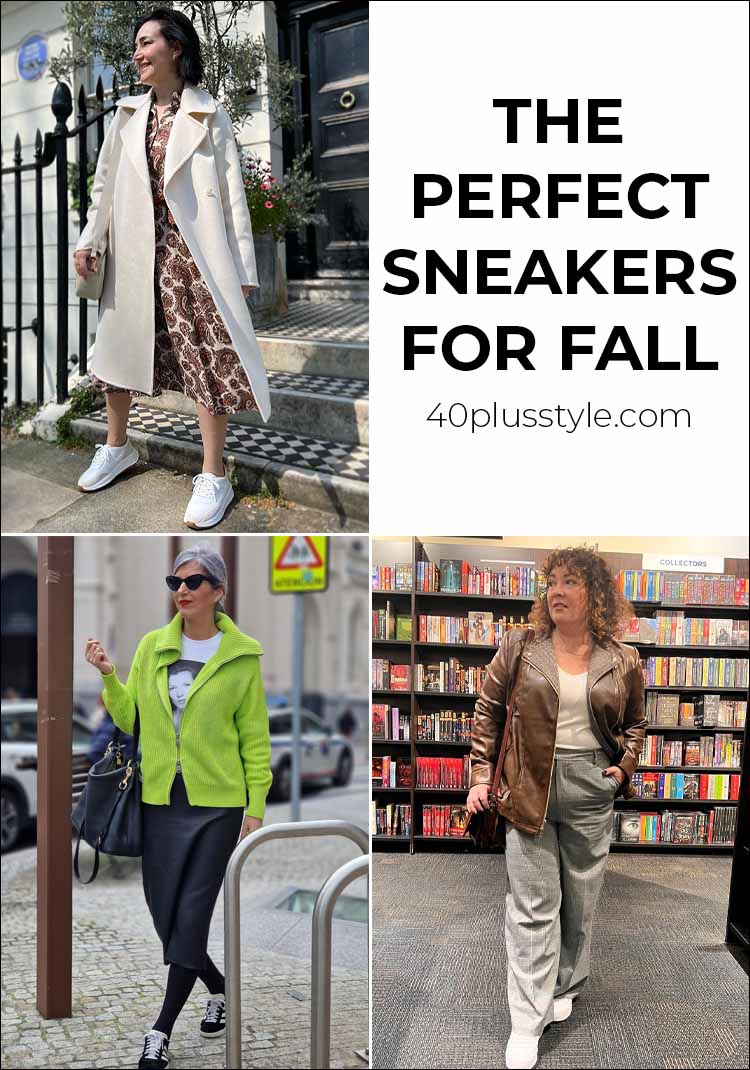 Fall women's sneakers: The perfect sneakers for transitional weather | 40plusstyle.com