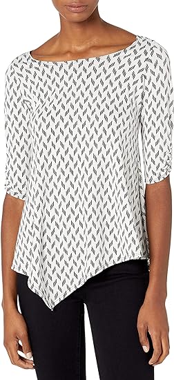 Star Vixen Hanky Hem Top | 40plusstyle.com