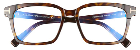 Tom Ford 54mm Blue Light Blocking Square Optical Glasses | 40plusstyle.com