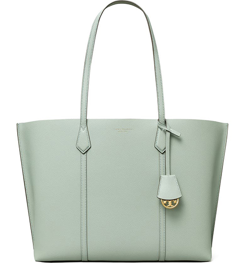 Tory Burch Perry Triple Compartment Leather Tote | 40plusstyle.com