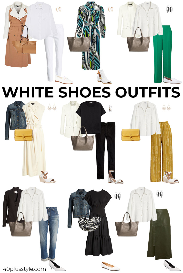 White shoes outfits | 40plusstyle.com